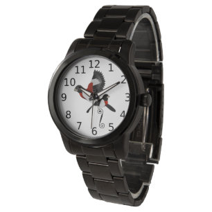 Ro Brested Grosbeak Cardinal Bird Armbandsur