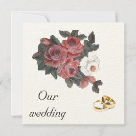 RO bröllop inbjudan