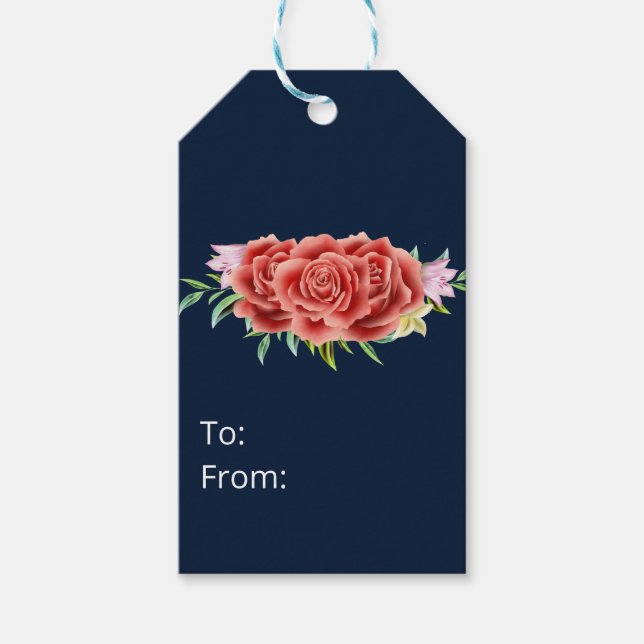 Ro Bröllop Presentetikett (Framsidan)