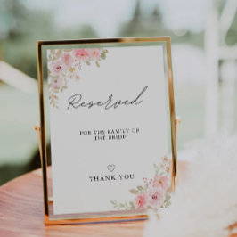 Ro Bröllop Reserved Brides-mall för familjemärknin Inbjudningar