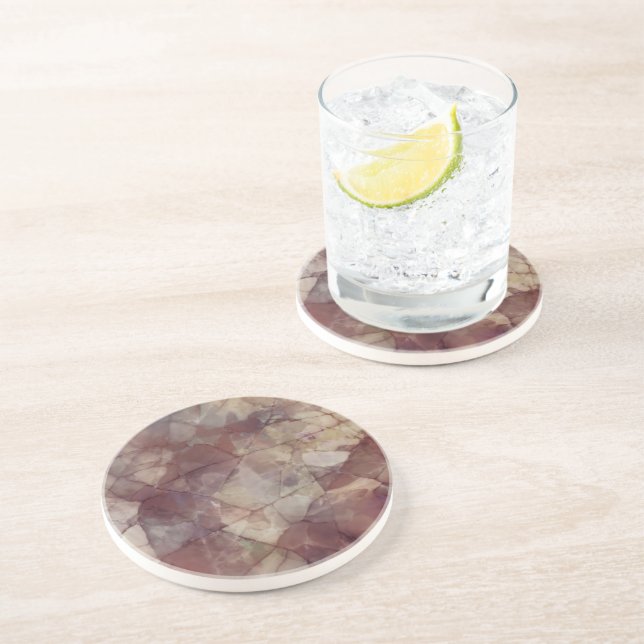 Ro Brown Marble Underlägg (Sidan)