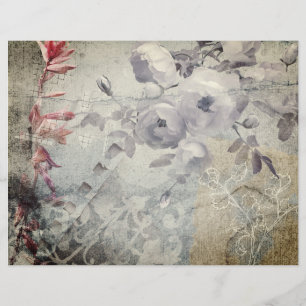 Ro brun och grått Grunge Scrapbook papper