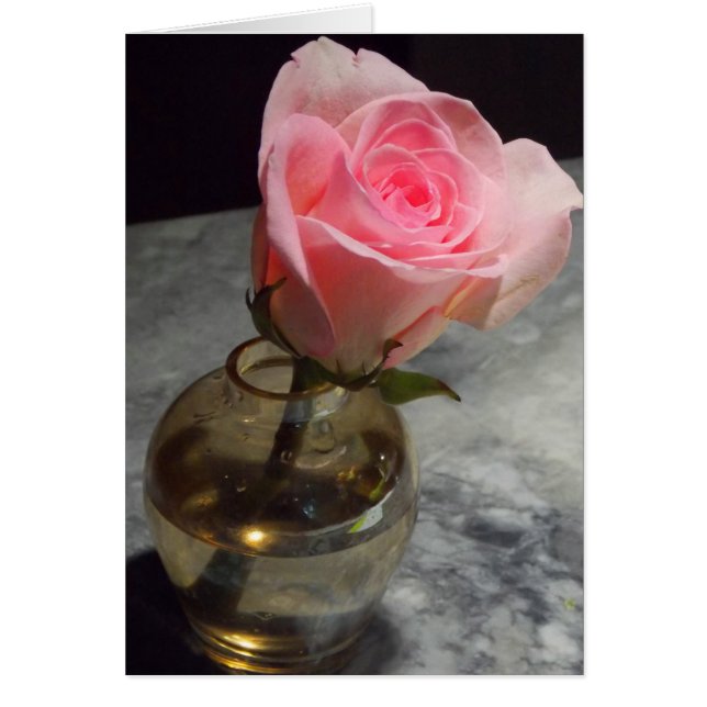 Ro Bud Hälsningskort (Framsidan)