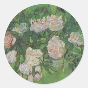 Ro Bush av Vincent Van Gogh Runt Klistermärke