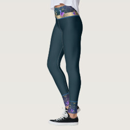 Ro & Butterflies Blue Leggings