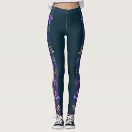Ro & Butterflies Blue Leggings
