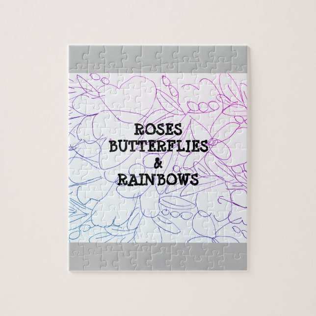 Ro Butterflies & Rainbows Vivid Pussel (Vertikal)