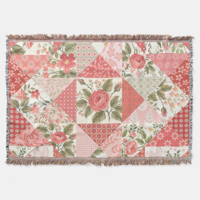 Ro Butterflies Seamless Patchwork Filt (Framsidan)