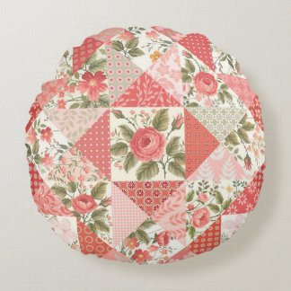 Ro Butterflies Seamless Patchwork Rund Kudde
