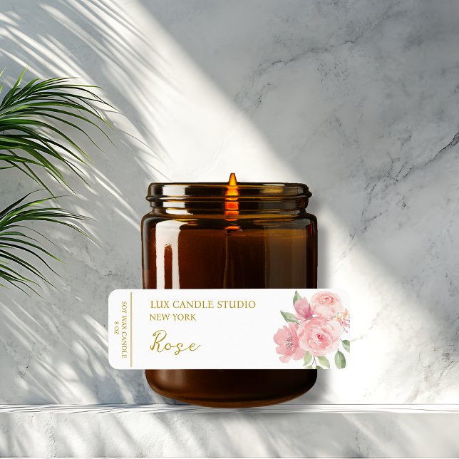 Ro Candle-etikett Returadress Etikett (Skapare uppladdad)