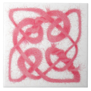 RO CELTIC KNOT 6-tums keramiskt plattor Kakelplatta