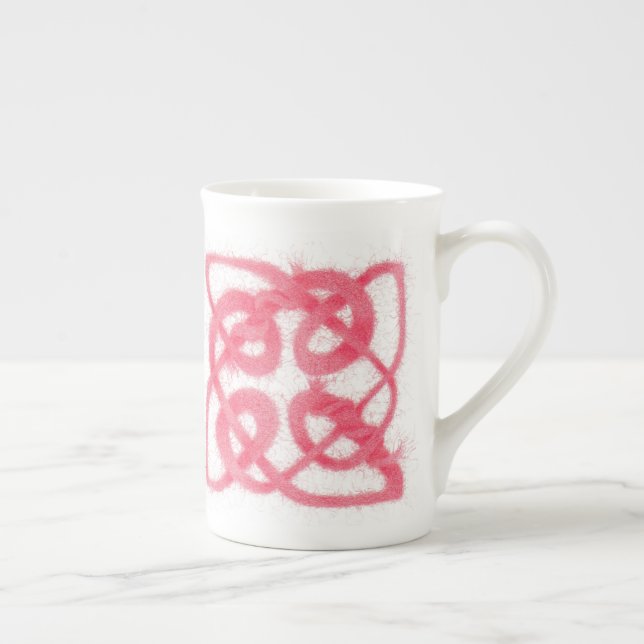 RO CELTIC KNOT Bone China Mugg Benporslin Mugg (Höger)