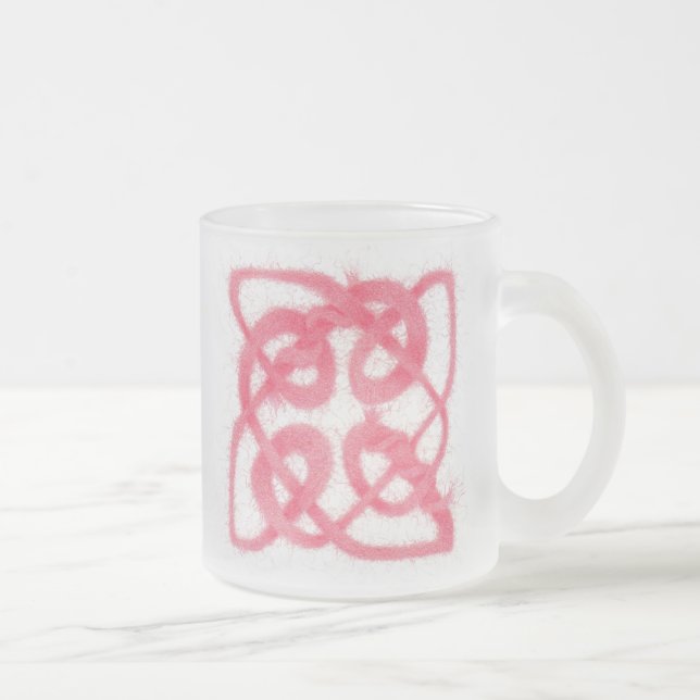 RO CELTIC KNOT Frostat Glass Mugg (Höger)