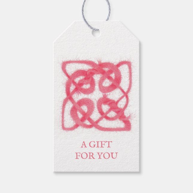 RO CELTIC KNOT Gift-Märkre Presentetikett (Framsidan)