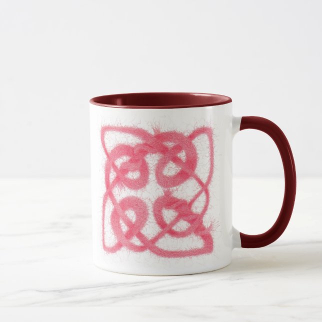 RO CELTIC KNOT Maroon Combo Mugg (Höger)
