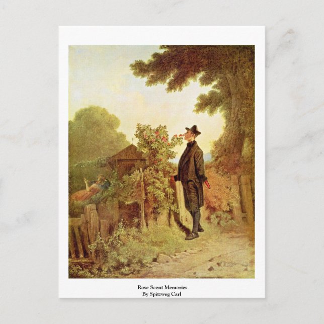 Ro-cent-minnen från Spitzweg Carl Vykort (Framsida)