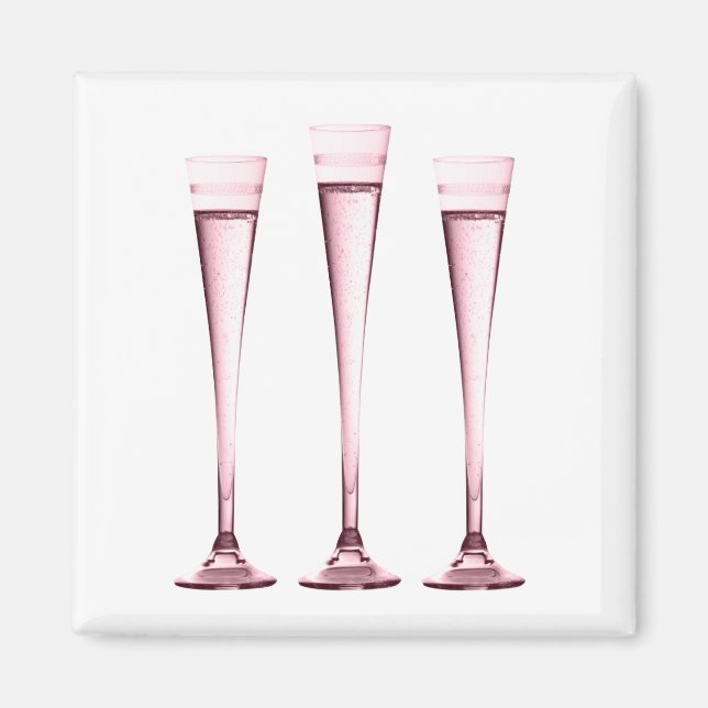 Ro Champagne Flutes Magnet (Framsidan)
