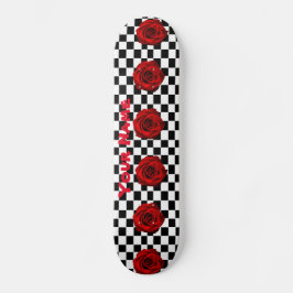 Ro Checker-design Mini Skateboard Bräda 18,5 Cm
