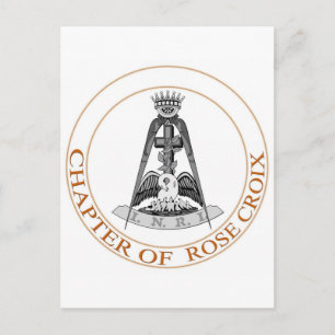 Ro Croix Scottish Rite Symbol Vykort