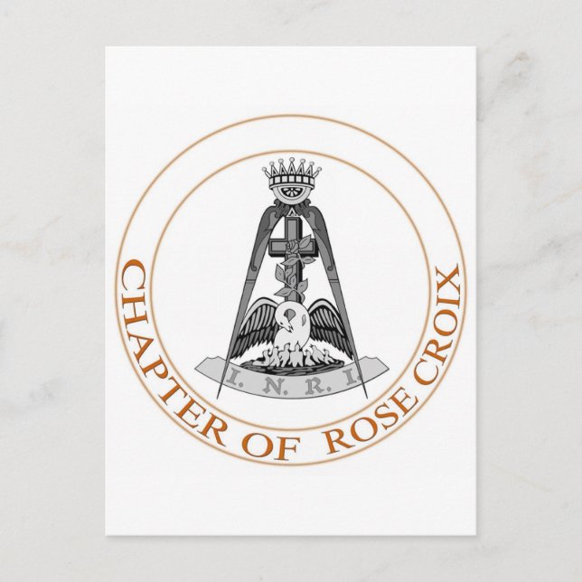 Ro Croix Scottish Rite Vykort (Framsida)