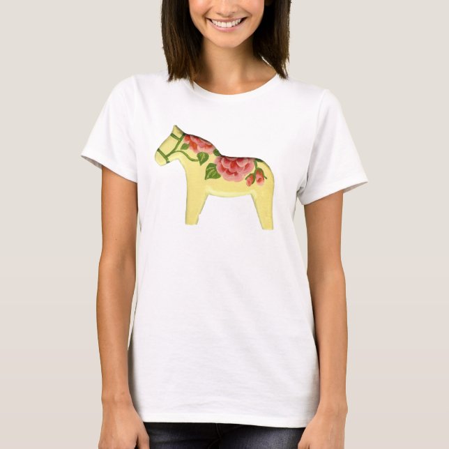 Ro dala horse Shirt Tee (Framsida)