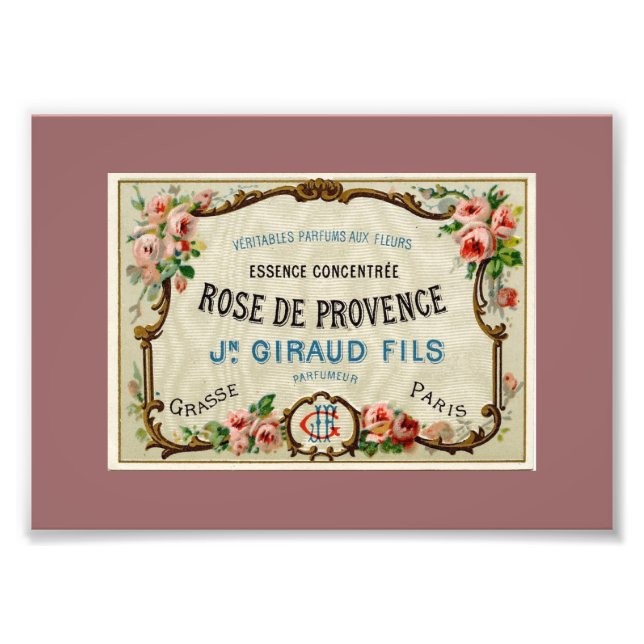 Ro de Provance a Fransk Parfym Fototryck (Framsidan)