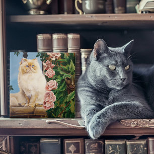 Ro den persiska katten kakelplatta