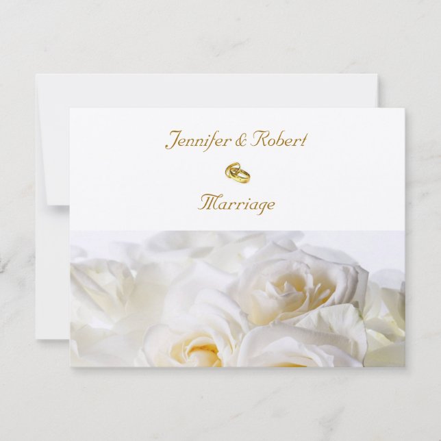 Ro Dream bröllopsinbjudan Inbjudningar (Framsida)