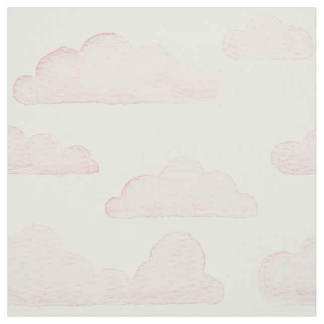 Ro Dreamtime Watercolor Clouds Fabric Tyg (Provkarta)