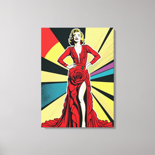 Ro Dress Diva Canvastryck (Framsida)