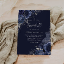 Ro & Dress Navy & Silver Sweet 16 Party