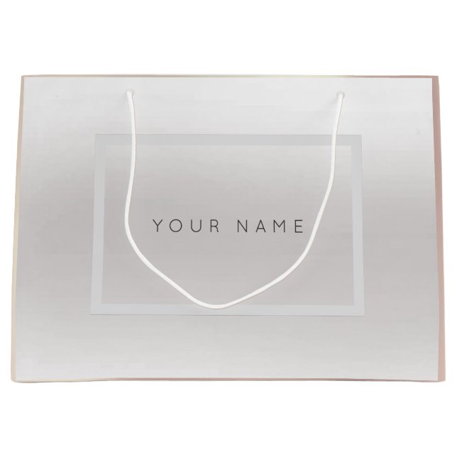 Ro-eget namn - minimalt Grått för gåva (Framsidan)