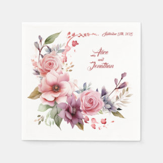 Ro Elegance: Personlig Bröllop Napkins Pappersservett