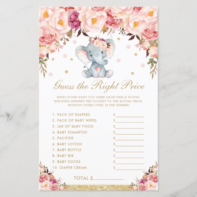  Ro Elephant gissar Högernas Prisa spel (Framsida)