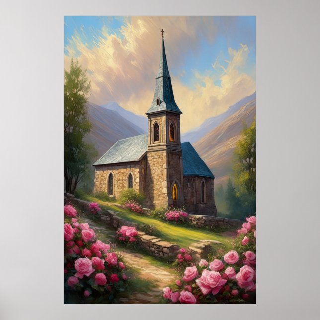 Ro Embrace, en medeltida kyrka Poster (Framsidan)