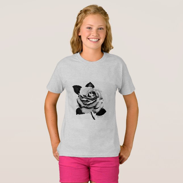 Ro Engraved Kids T-Shirt (Hel framsida)