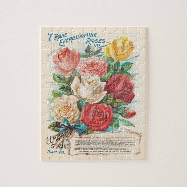 Ro Ephemera Vintage Retro Gift Pussel (Vertikal)