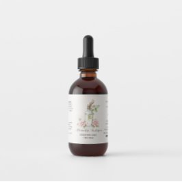 Ro Essential Oils Flaska Watercolor Blommigt Adressetikett