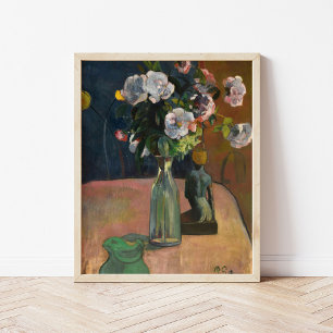 Ro et Statuette Paul Gauguin Poster