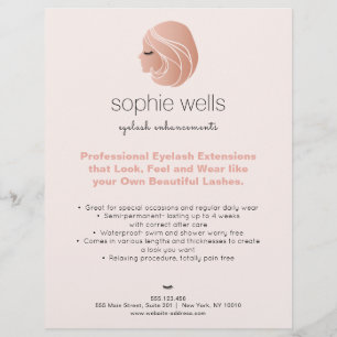 Ro EyeLash Extensions och False Lash Girl Reklamblad