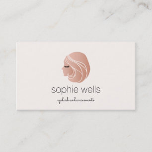 Ro EyeLash Extensions och False Lash Girl Visitkort