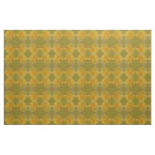 Ro Fabric Gul ros Fabric Guld Flower Fabric Fabric Tyg