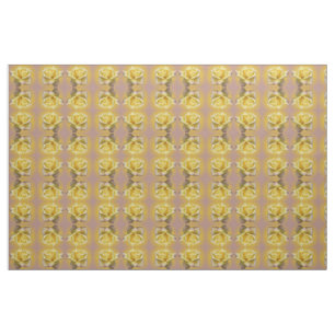 Ro Fabric Gul ros Fabric Guld Flower Fabric Fabric Tyg