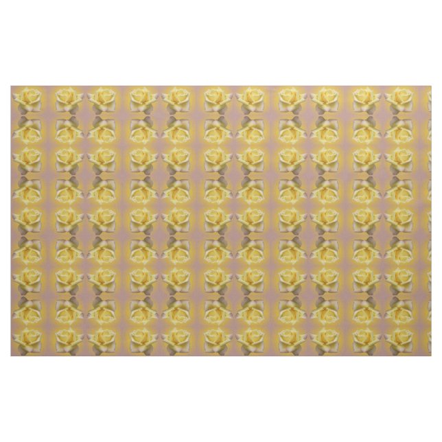 Ro Fabric Gul ros Fabric Guld Flower Fabric Fabric Tyg (Fat Quarter)