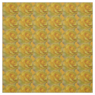 Ro Fabric Gul ros Fabric Guld Flower Fabric Fabric Tyg