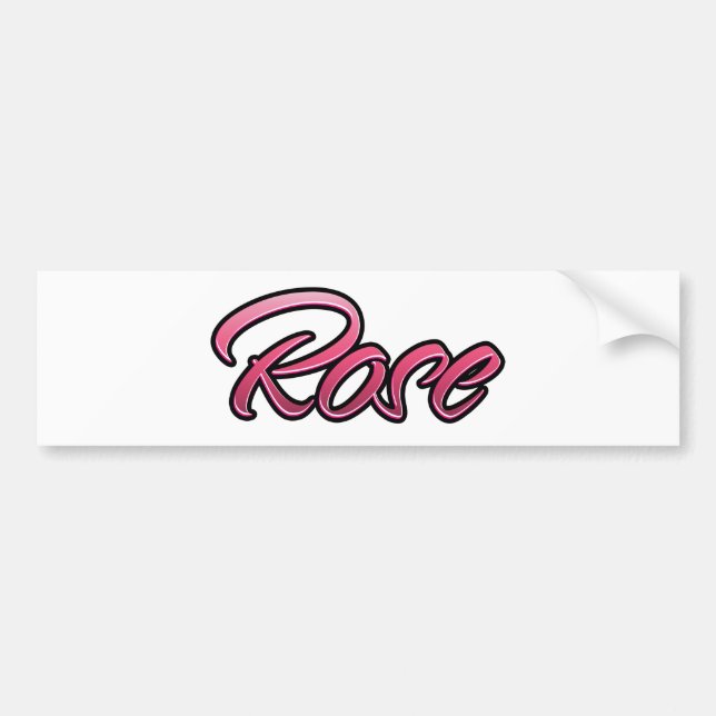 Ro faded rosa Aufkleber Sticker Bildekal (Framsidan)