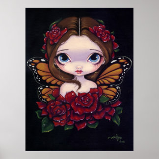 Ro Fairy ART PRINT stort öga fantasi Poster