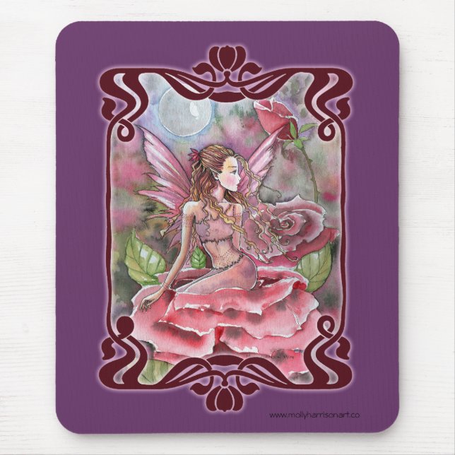 Ro Fairy Finare Mousepad av Molly Harrison Musmatta (Framsidan)