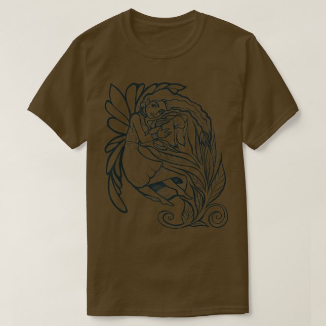 Ro Fairy Goddess Art T Shirt (Design framsida)