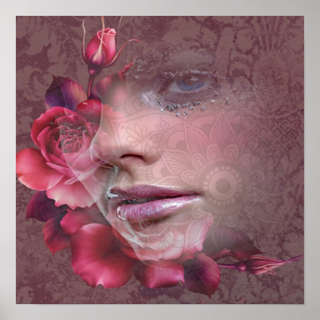 Ro Färgad Beauty Poster (Framsidan)